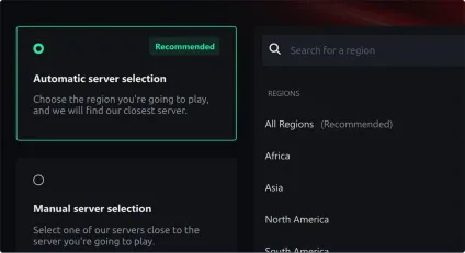 ExitLag game optimization screen